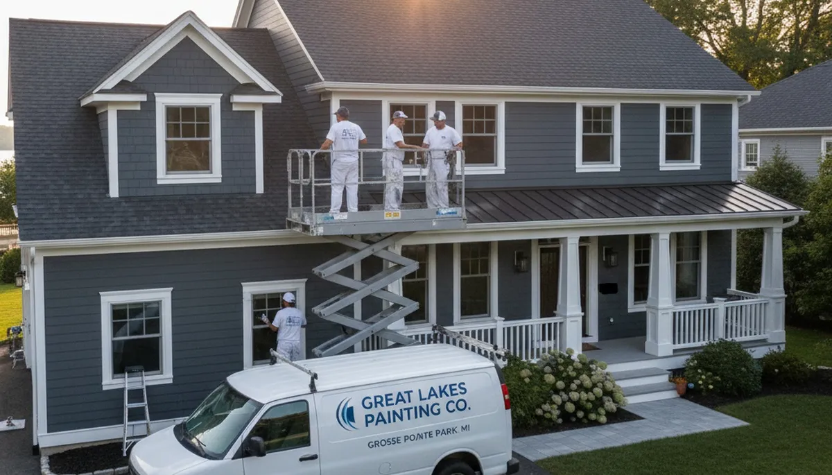 Detroit, MI house painting service by professional painters for residential interior and exterior projects