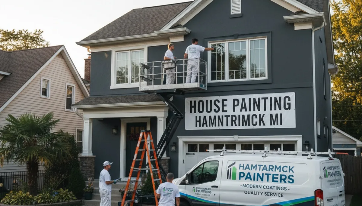 Professional house painters in Detroit MI providing exterior and interior painting services