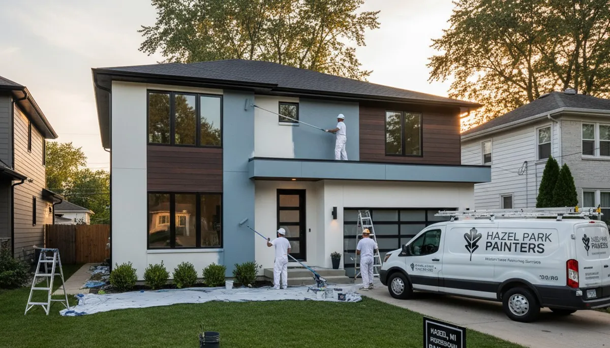 Professional house painters in Detroit MI providing expert exterior home painting services