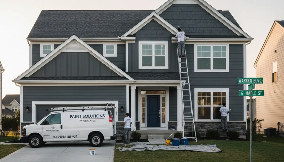 Professional residential painters in Detroit MI providing expert home exterior painting services